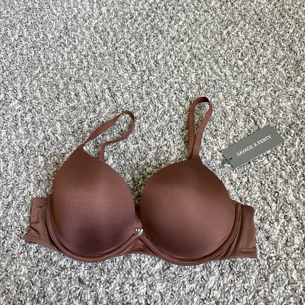 Savage X Fenty By Brown Smooth Bra Size 36 C New